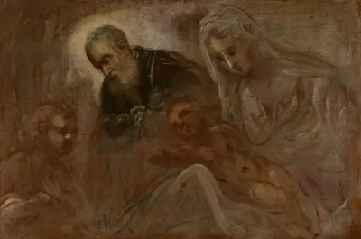 The Holy Family With The Young Saint John The Baptist