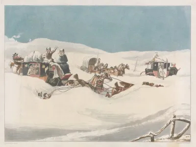 The Holyhead And Chester Mails At Hockley Hill Near Dunstable