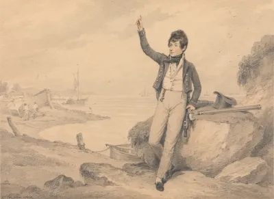 The Hon George Pryse Cambell 1793 1858 As A Midshipman