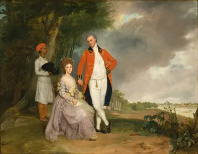 The Hon William Monson And His Wife Ann Debonnaire