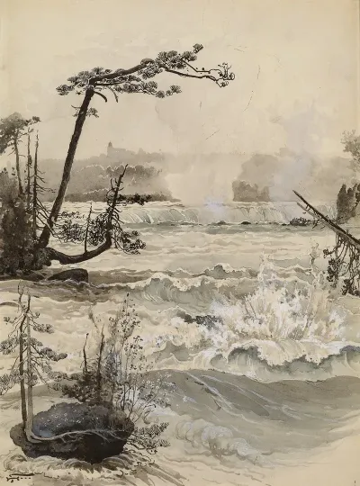 The Horseshoe Falls From The Three Sisters