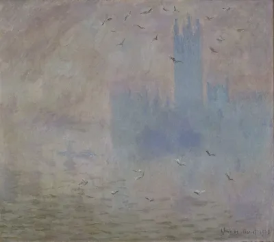 The Houses Of Parliament Seagulls