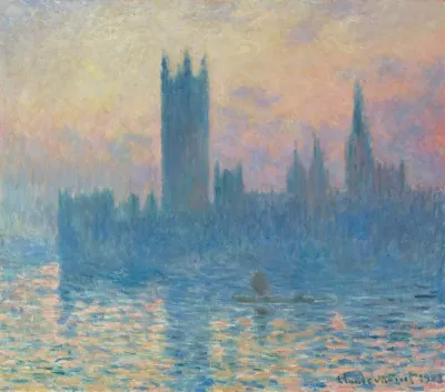 The Houses Of Parliament Sunset