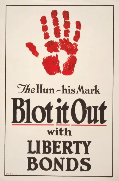 The Hun His Mark Blot It Out With Liberty Bonds