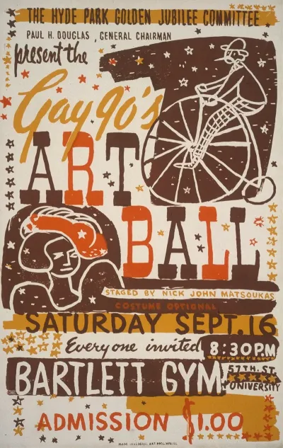 The Hyde Park Golden Jubilee Committee Present The Gay 90s Art Ball
