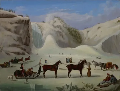 The Ice Cone Montmorency Falls Quebec
