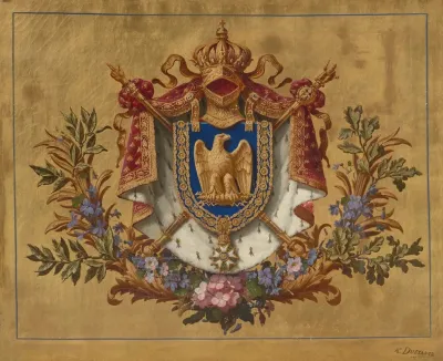 The Imperial Coat Of Arms Of The French First Empire 1804 1815 Under Napoleon I