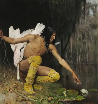 The Indian And The Lily