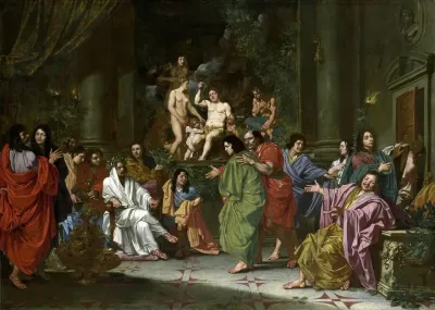 The Induction Of A New Member Into The Band Of Northern Painters In Rome
