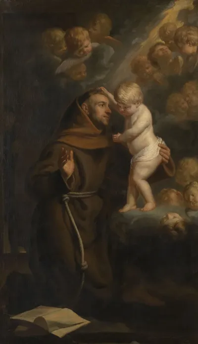 The Infant Christ Appears To Saint Antony