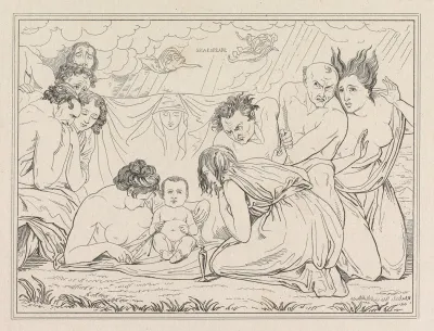 The Infant Shakspeare Attended By Nature And The Passions