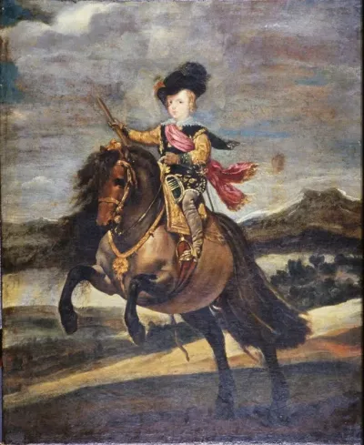 The Infante Baltasar Carlos On Horseback