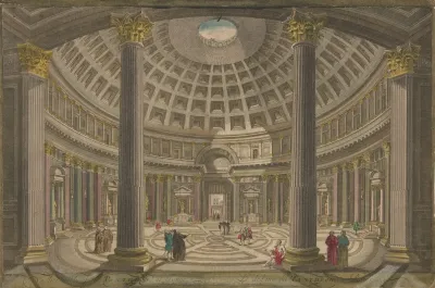 The Inside Of The Pantheon At Rome 2
