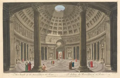 The Inside Of The Pantheon At Rome