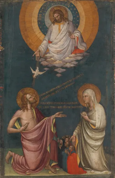 The Intercession Of Christ And The Virgin