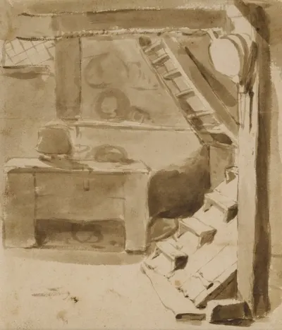 The Interior Of A Cottage