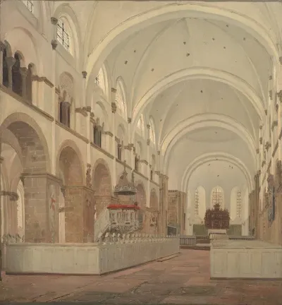 The Interior Of Ribe Cathedral
