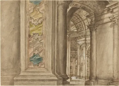 The Interior Of Saint Peters Rome