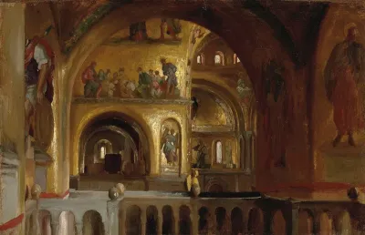 The Interior Of St Marks Basilica Venice