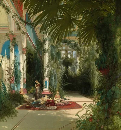 The Interior Of The Palm House On The Pfaueninsel Near Potsdam