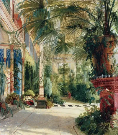 The Interior Of The Palm House