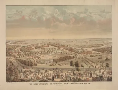 The International Exposition 1876 At Philadelphia Pa U S A