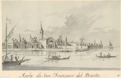 The Island Of San Francesco Del Deserto