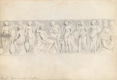 The Judgement Of Paris Villa Doria Pamphili Outside Rome