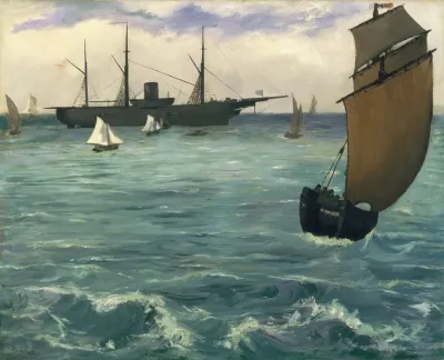 The Kearsarge At Boulogne
