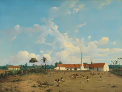 The Kemanglen Sugar Factory Near Tegal Or Tagal Java