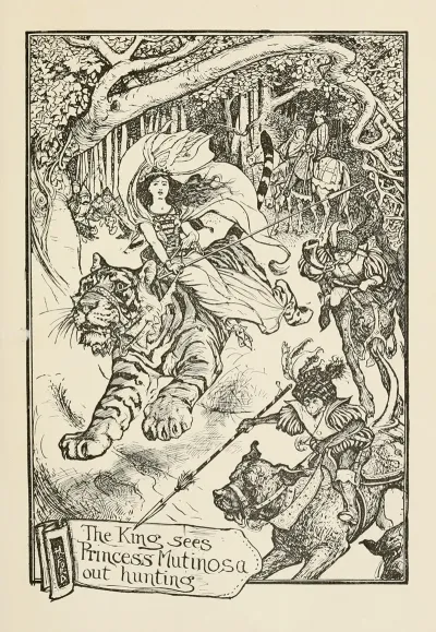 The King Sees Princess Mutinosa Out Hunting