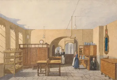 The Kitchen Of An Oxford College