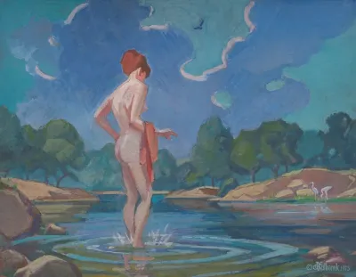 The Lady In Wading