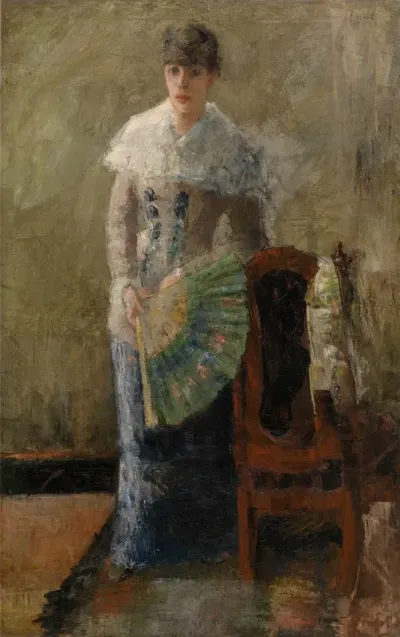 The Lady With The Fan