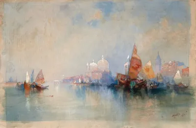 The Lagoon Looking Toward Santa Maria Della Salute