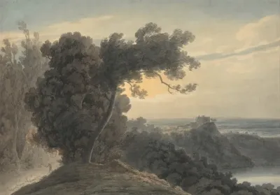 The Lake Of Albano And Castel Gandolfo