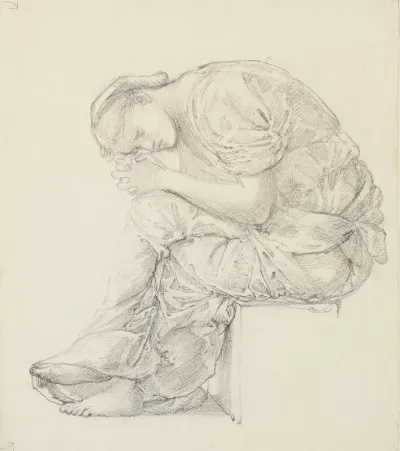 The Lament Study For The Figure On The Right