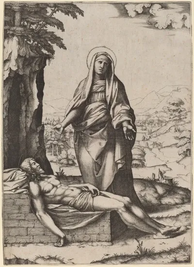 The Lamentation Of The Virgin