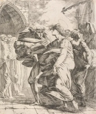 The Landing Of St Margaret In Scotland