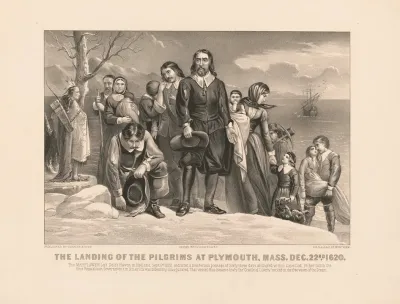 The Landing Of The Pilgrims At Plymouth Mass Dec 22nd 1620
