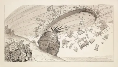 The Landing Of The Pilgrims If Inventors Had Antedated History