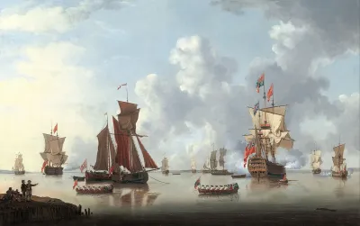 The Landing Of The Sailor Prince At Spithead