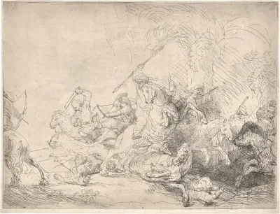 The Large Lion Hunt