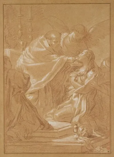 The Last Communion Of St Mary Magdalen After Benedetto Luti