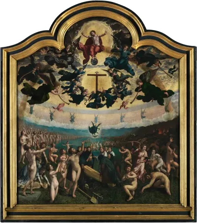 The Last Judgement And The Seventh Act Of Mercy Burying The Dead