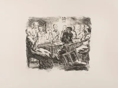 The Last Supper Plate 5 From The Portfolio Six Lithographs To The New Testament