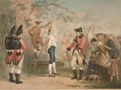 The Last Words Of Nathan Hale The Hanging