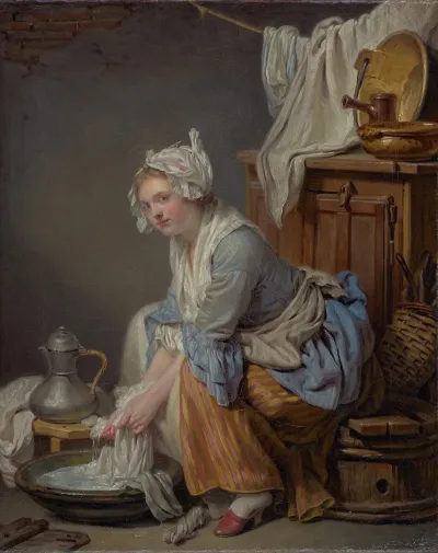 The Laundress La Blanchisseuse