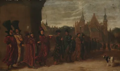 The Legation From The Tsar Of Muscovy On Its Way To A Meeting Of The States General In The Hague