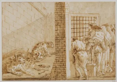 The Leopards Cage At The Menagerie